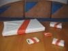Hüllen beige orange